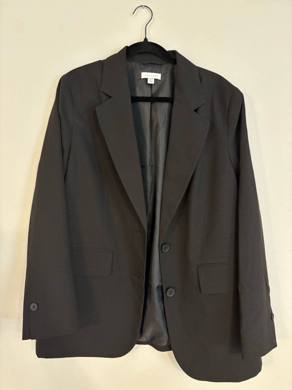 Top Shop Women’s Black Blazer Size 10(US) - Picture 4 of 7